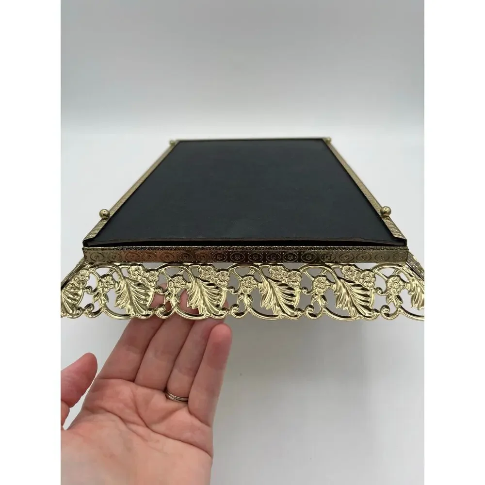 Vintage Rectangle Vanity Tray Mirror
